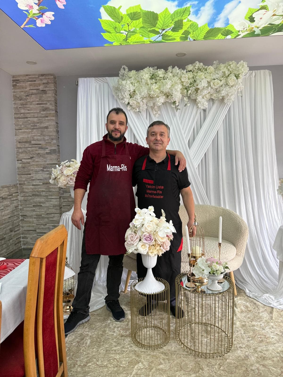 Le patron du Restaurant Marmaris